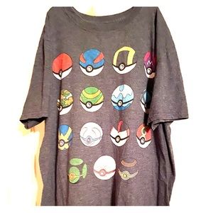 Retro Pokeball Pokemon T-shirt